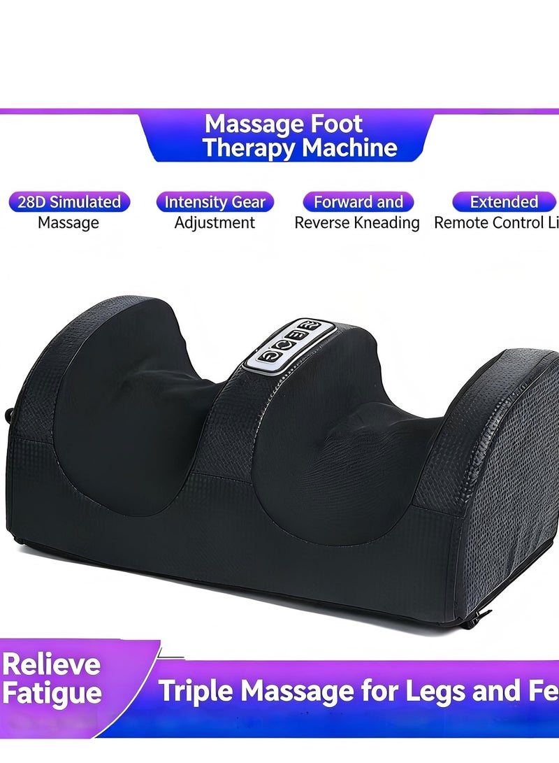 مساج كهربائي للقدمين والساقين مع تدفئة – جهاز مساج صغير محمول لتخفيف الألم، الاسترخاء، اعتلال الأعصاب السكري والتورم - Image 3